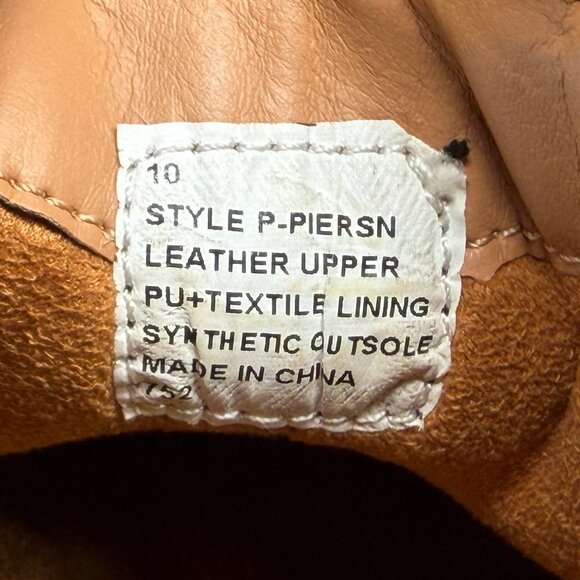 Steve Madden Pierson Boots Mens Size 10 Brown Leather Pull On Chelsea Ankle Boot - Picture 11 of 11